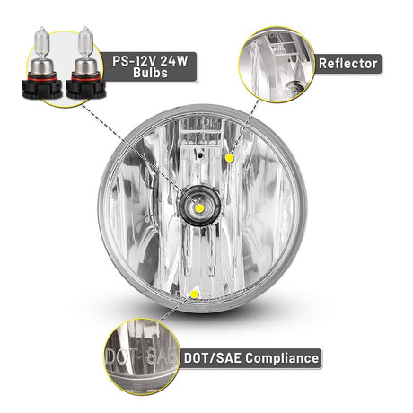 Product of Winjet CFWJ-0207-C Driving/ Fog Light 