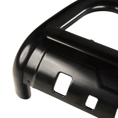 Product of Rugged Ridge 11564.03 Bull Bar Black Powder Coated 3 Inch Yes with skid plate 