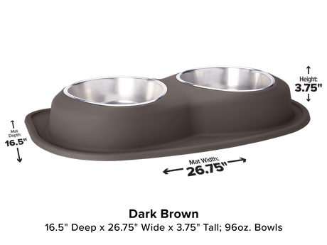 Weathertech (Usa) Dl9603db Pet Dish||petcomfort_Dl9601_Darkbrown.Png||85||w24dl9603db||1505751