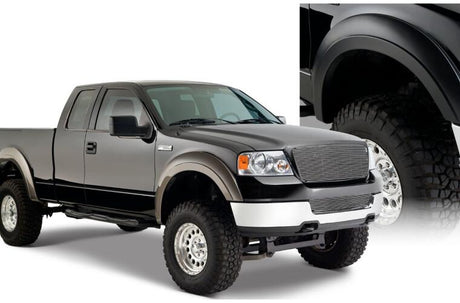 Product of Bushwacker 20915-02 Non-Exposed Fasteners Black Fender Flare - Set Of 4 