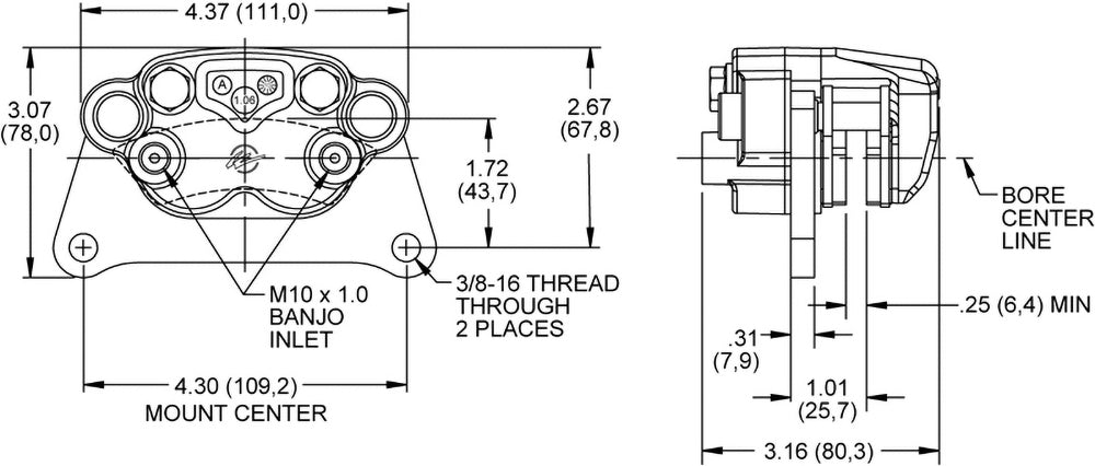 Product of Wilwood Brakes 120-11644 Brake Caliper