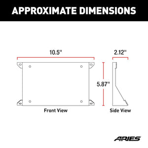 Product of Aries 2169000 License Plate Bracket