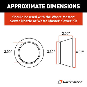 Lippert Components 340919 Sewer Hose Seal||340919_4.Jpg||89||m6v340919||1295135