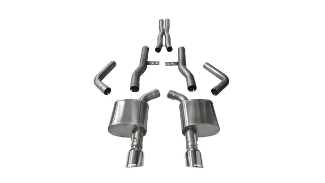 Product of Corsa Performance 14996 Xtreme Cat Back System Dual Exhaust System Kit 