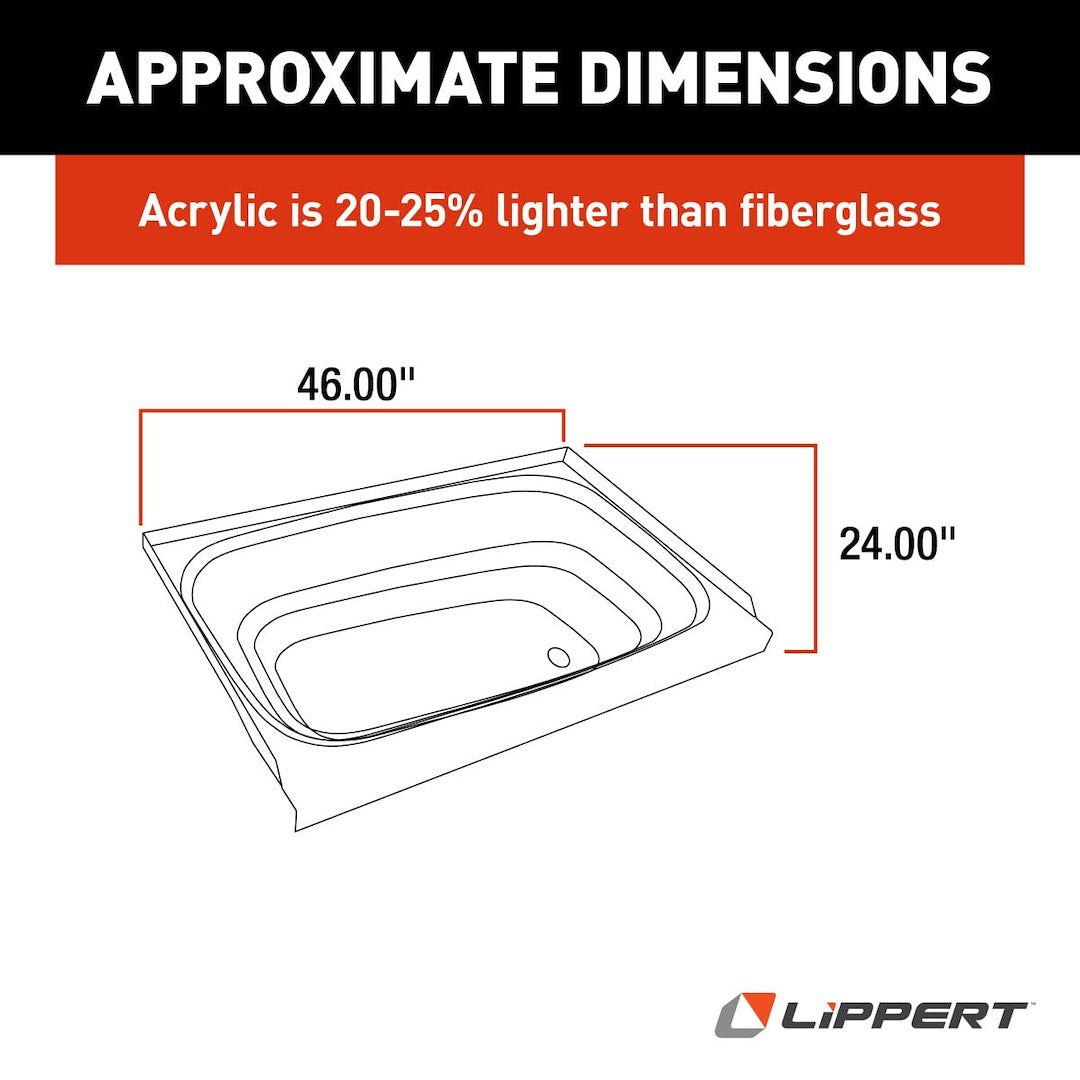 Lippert Components 209683 Bathtub||209683_2.Jpg||87||m6v209683||1046569