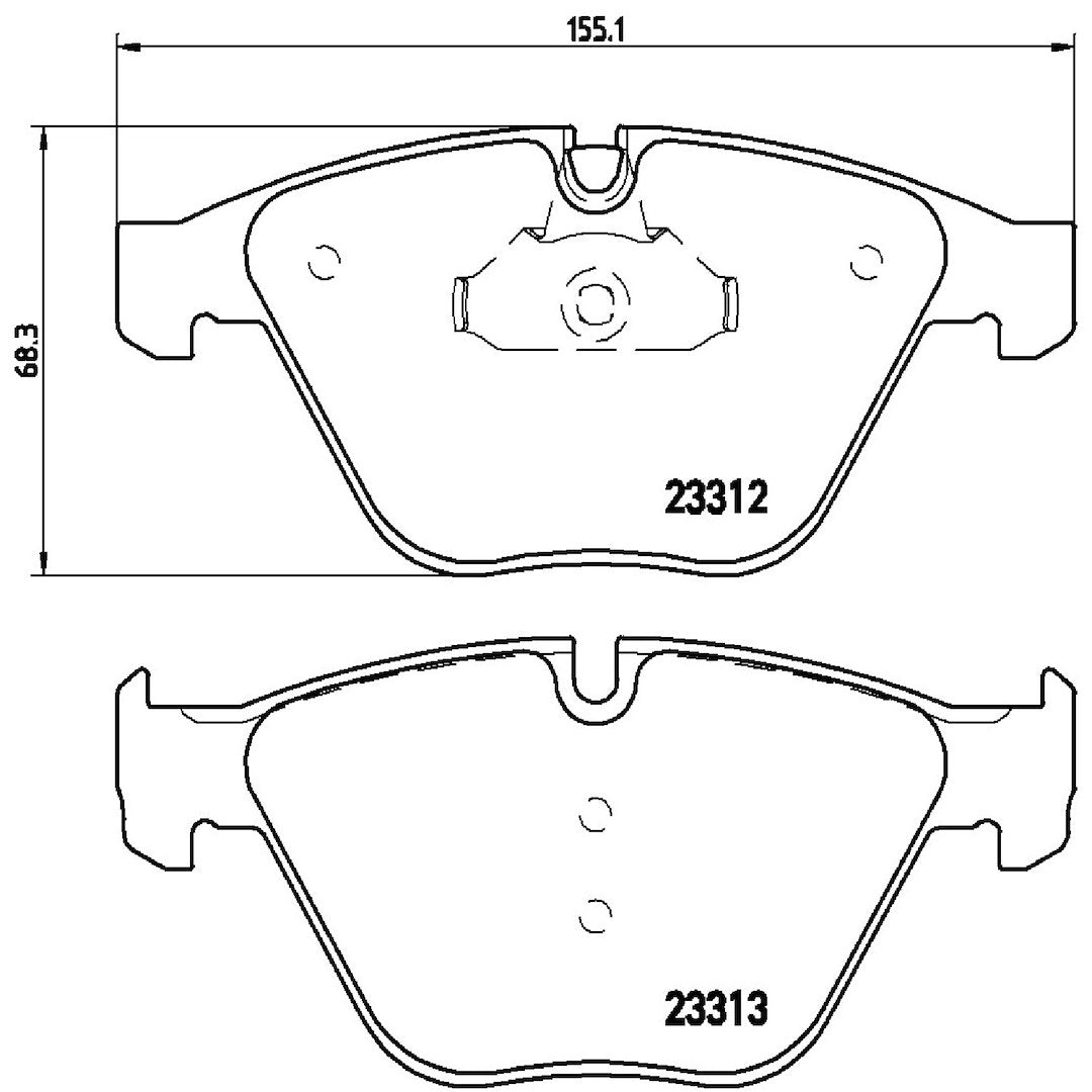 Brembo P06054 Brake Pad||p06054_Drw.Jpg||88||brmp06054||1752312