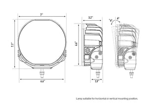 Product of Triple-R Light 0S7-US-ELITE-PL-SM Driving/ Fog Light 
