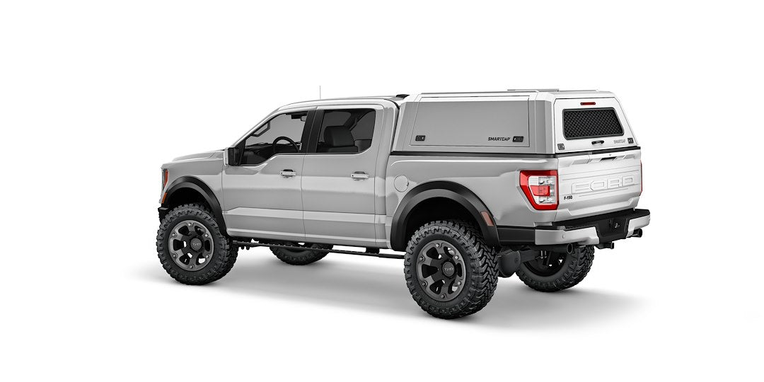 Smartcap Ec0318-Wh Truck Cap||smartcap Evoc Ford F150 Ec0318_Wh_Rear_L_L.Jpg||86||rsiec0318wh||1739584