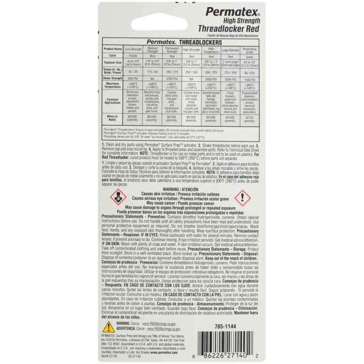 Permatex 27140 Thread Sealant||27140_1.Jpg||86||p1327140||1125317