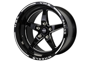 Product of VMS Racing Wheels 15x10 Black Natural Wheel - 5x4.50 Bolt Pattern 