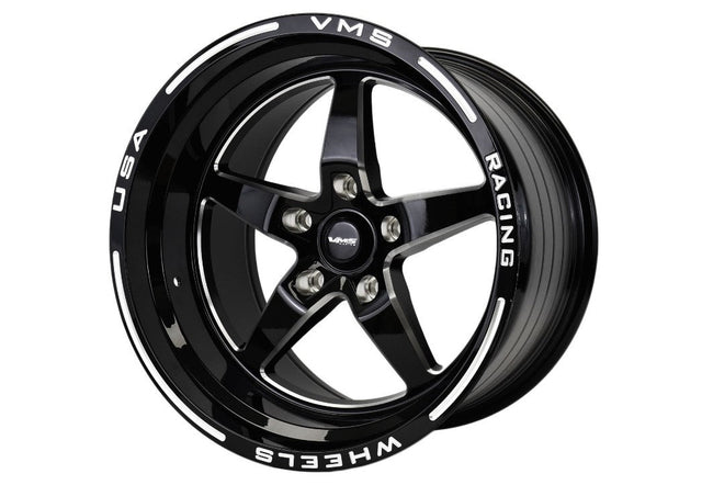 Product of VMS Racing Wheels 15x10 Black Natural Wheel - 5x4.50 Bolt Pattern 