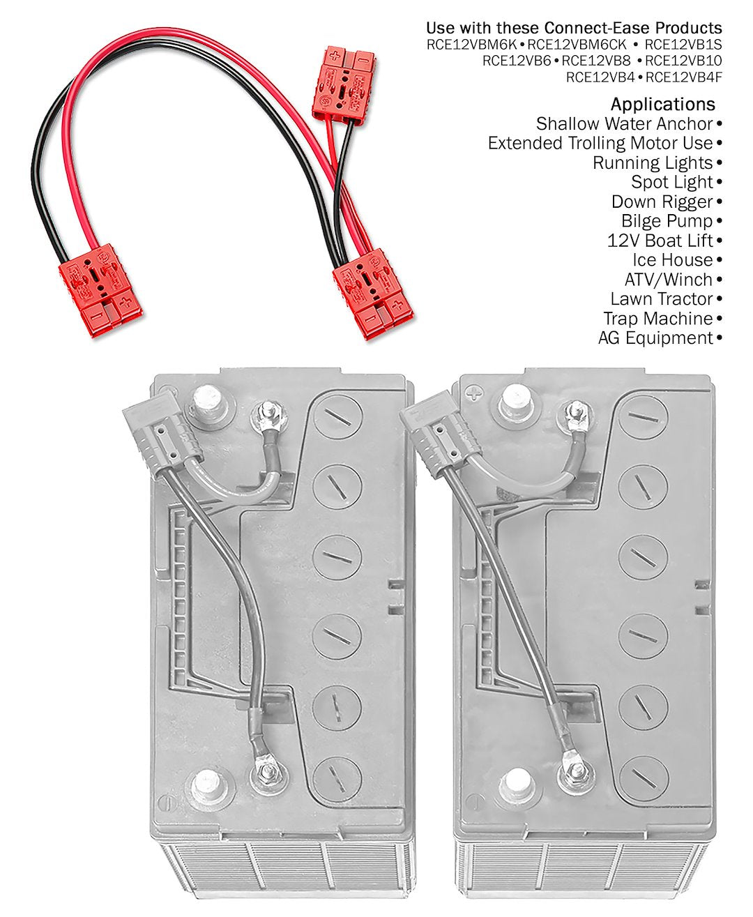 Connect-Ease Rce12vbp Battery Connection Harness||rce12vbp_2.Jpg||87||conrce12vbp||860062