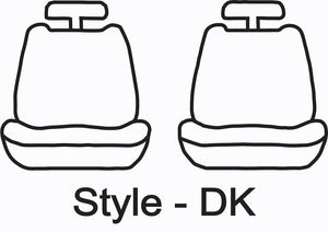 Product of Covercraft GTD4199ABCOBK Carhartt® PrecisionFit® Black 1000 Denier Nylon Seat Cover 