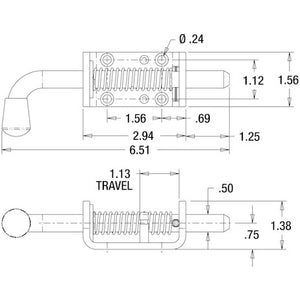 Buyers Products B2575 Door Latch Assembly||b2575_7.Jpg||92||b83b2575||2212482