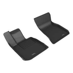 Product of 3D Mats KAGU L1BM12901509 Black Thermoplastic Rubber Of Carbon Fiber Texture Floor Liner 