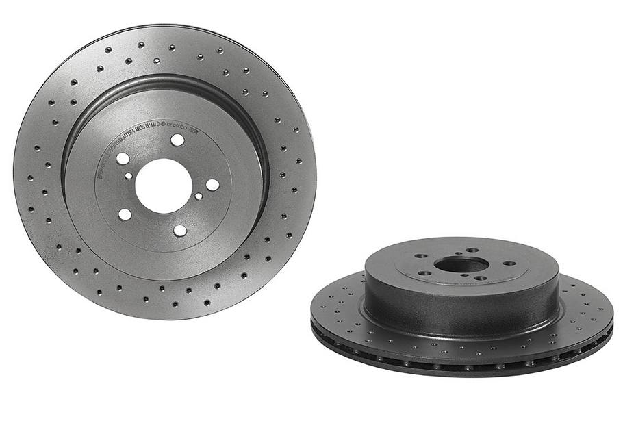 Product of Brembo 0978131XC02 Xtra Vented Cross Drilled 1 Piece Brake Rotor 