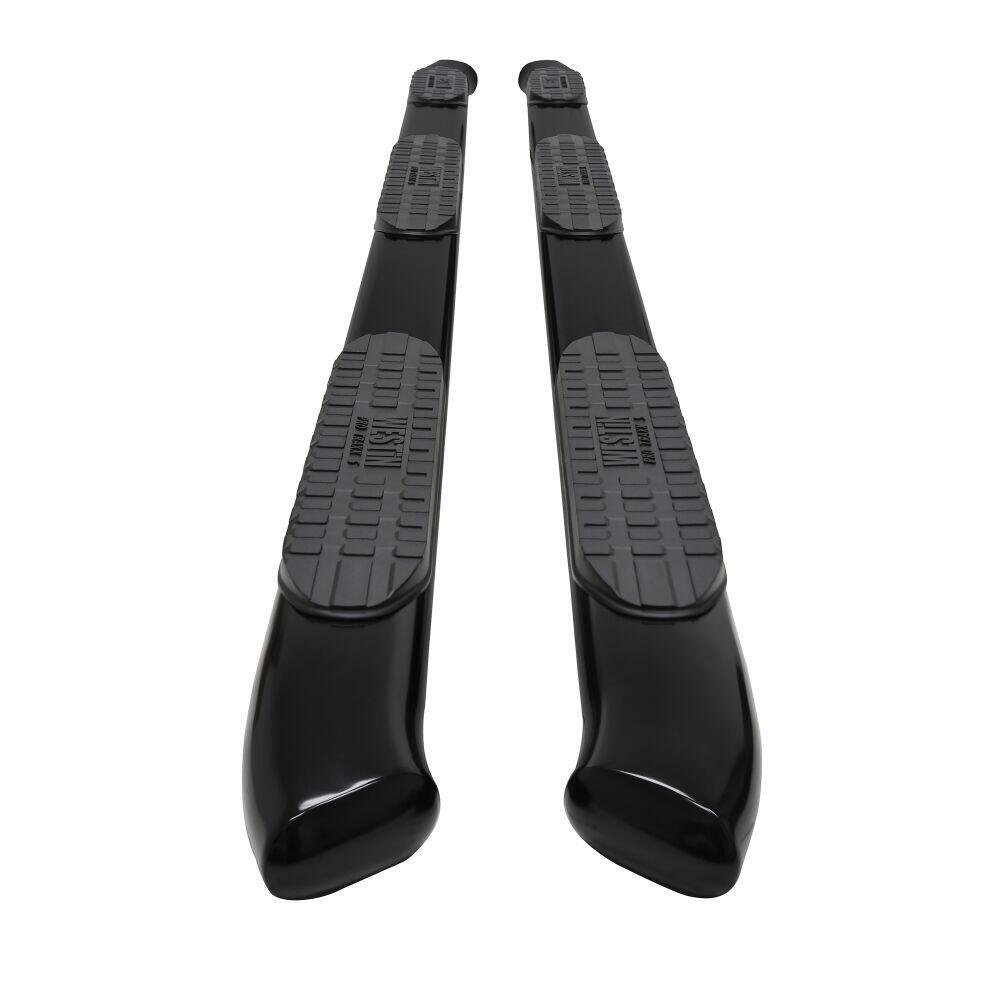 Product of Westin Automotive 21-534325 Black Powder Coated Oval Nerf Bar - Truck Wheel To Wheel 