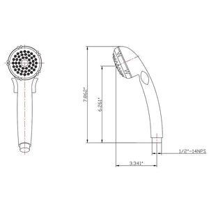 Dura Faucet Df-Sa400-Mb Shower Head||df-Sa400-Bq_Pic08_Size.Jpg||91||d6udfsa400mb||1478290
