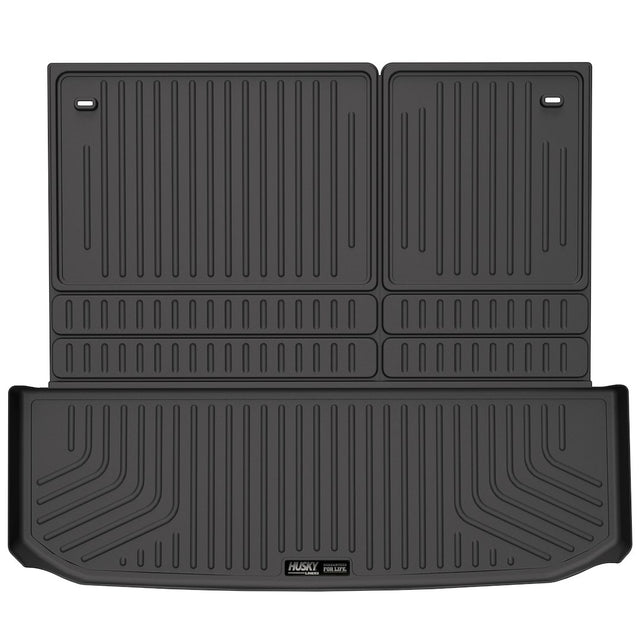 Product of Husky Liner 25701 Black Thermoplastic Olefin (TPO) To Back Of 3rd Row Seat Cargo Area Liner 