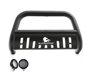 Product of Black Horse Offroad BBJPREA-SP-PLFB Bull Bar  with skid plate 