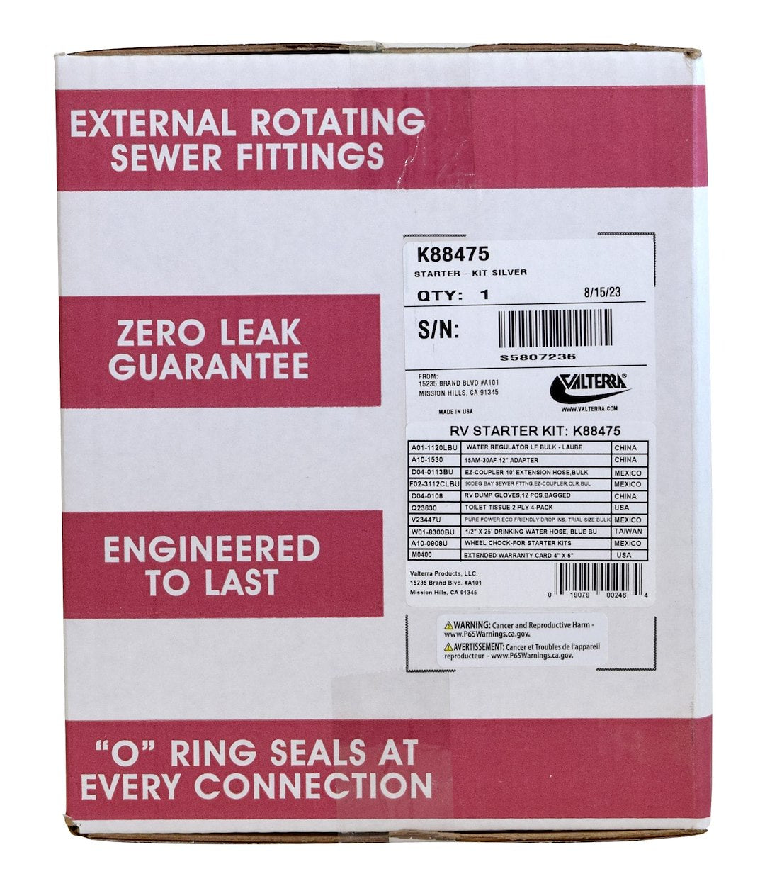 Valterra K88475 Rv Start Up Kit||k88475_2.Jpg||87||v46k88475||1733504