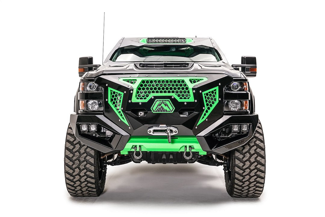 Product of Fab Fours GR3000-1 Grumper Steel Powder Coated Bumper 