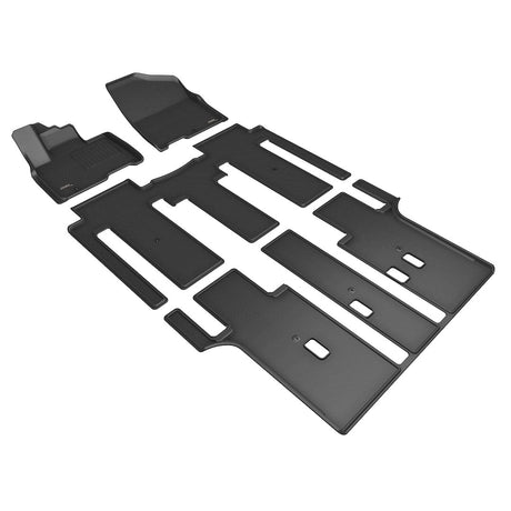 Product of 3D Mats KAGU L1KA06401509 Black Thermoplastic Rubber Of Carbon Fiber Texture Floor Liner 
