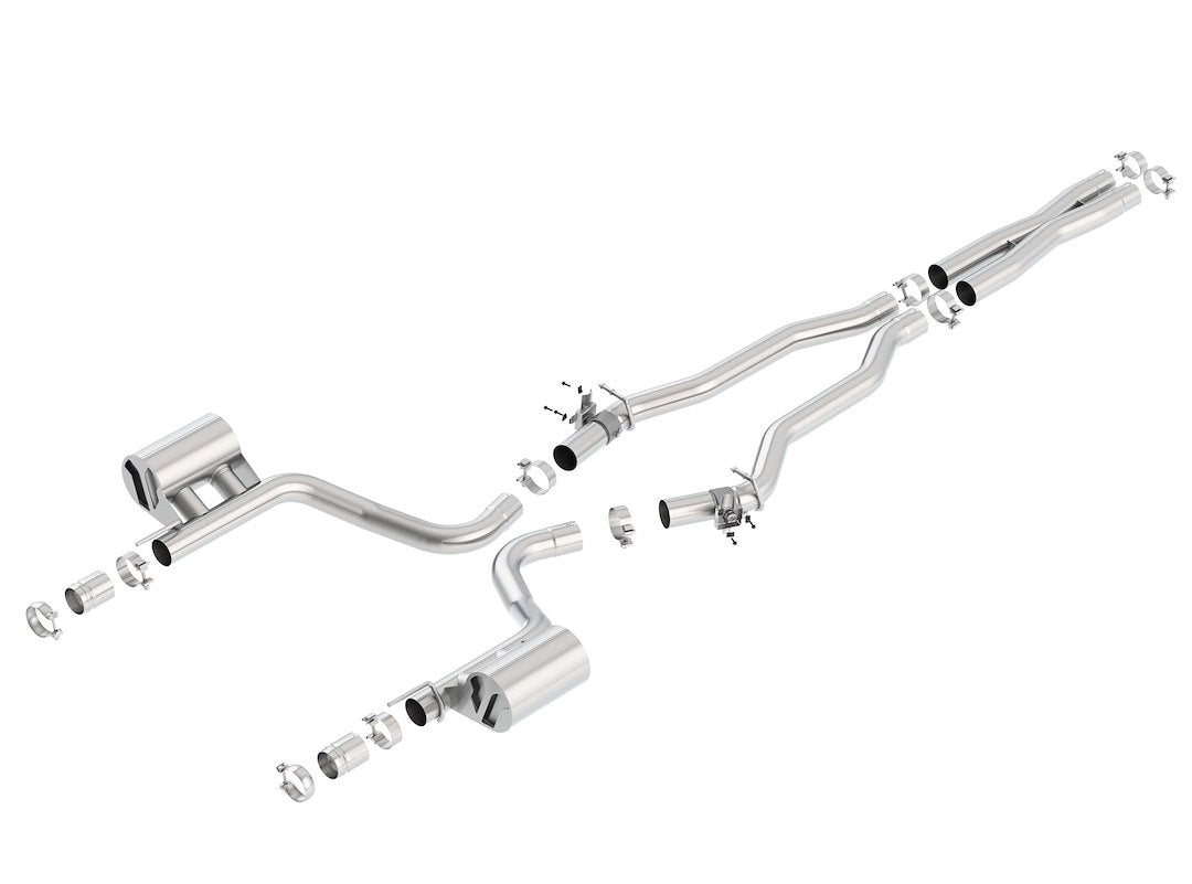 Product of Borla 140646 ATAK ® Series Cat Back System Dual Exhaust System Kit 