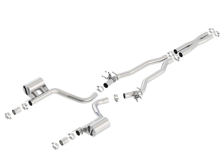 Product of Borla 140646 ATAK ® Series Cat Back System Dual Exhaust System Kit 