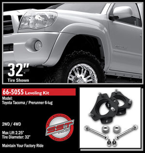 Readylift 66-5055 Leveling Kit Suspension||66-5055toyotatacoma2005-2011.Jpg||86||r90665055||941663