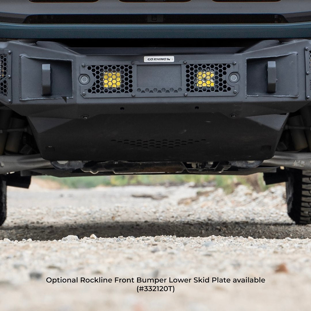 Product of Go Rhino 331400T Rockline Steel Textured Powder Coated Bumper 