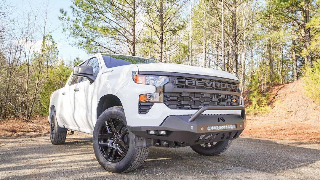 Product of Fab Fours CS22-D5662-1 Vengeance Steel Powder Coated Bumper 