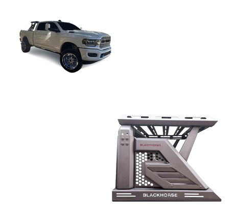 Black Horse Offroad Ar2-01ba1 Bed Cargo Rack||ar2-01ba1_1.Jpg||85||blkar201ba1||2237896