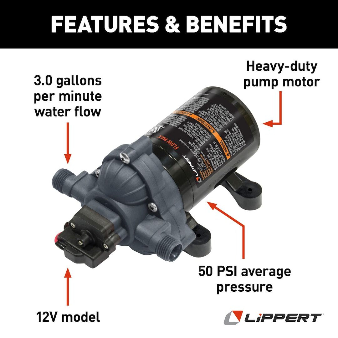 Product of Lippert Components 689052 Fresh Water Pump