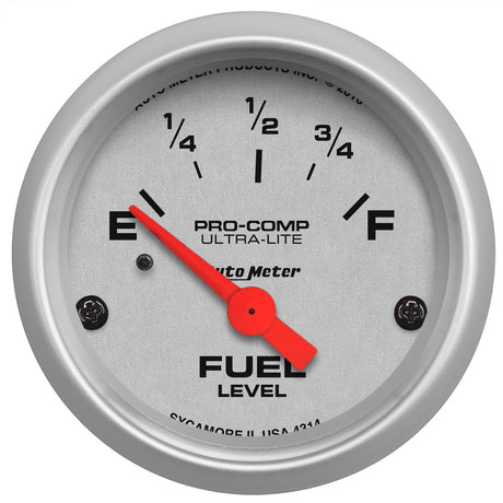 Product of Autometer 4314 Gauge Fuel Level