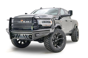 Product of Fab Fours DR19-S4460-1 Black Steel Steel Gloss Powder Coated Bumper 