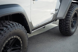 Dv8 Offroad Srjl-29 Rocker Panel Guard||2018-2023-Jeep-Wrangler-Jl-2-Door-Rock-Skins_Installed-04.Jpg||94||dv8srjl29||1629327