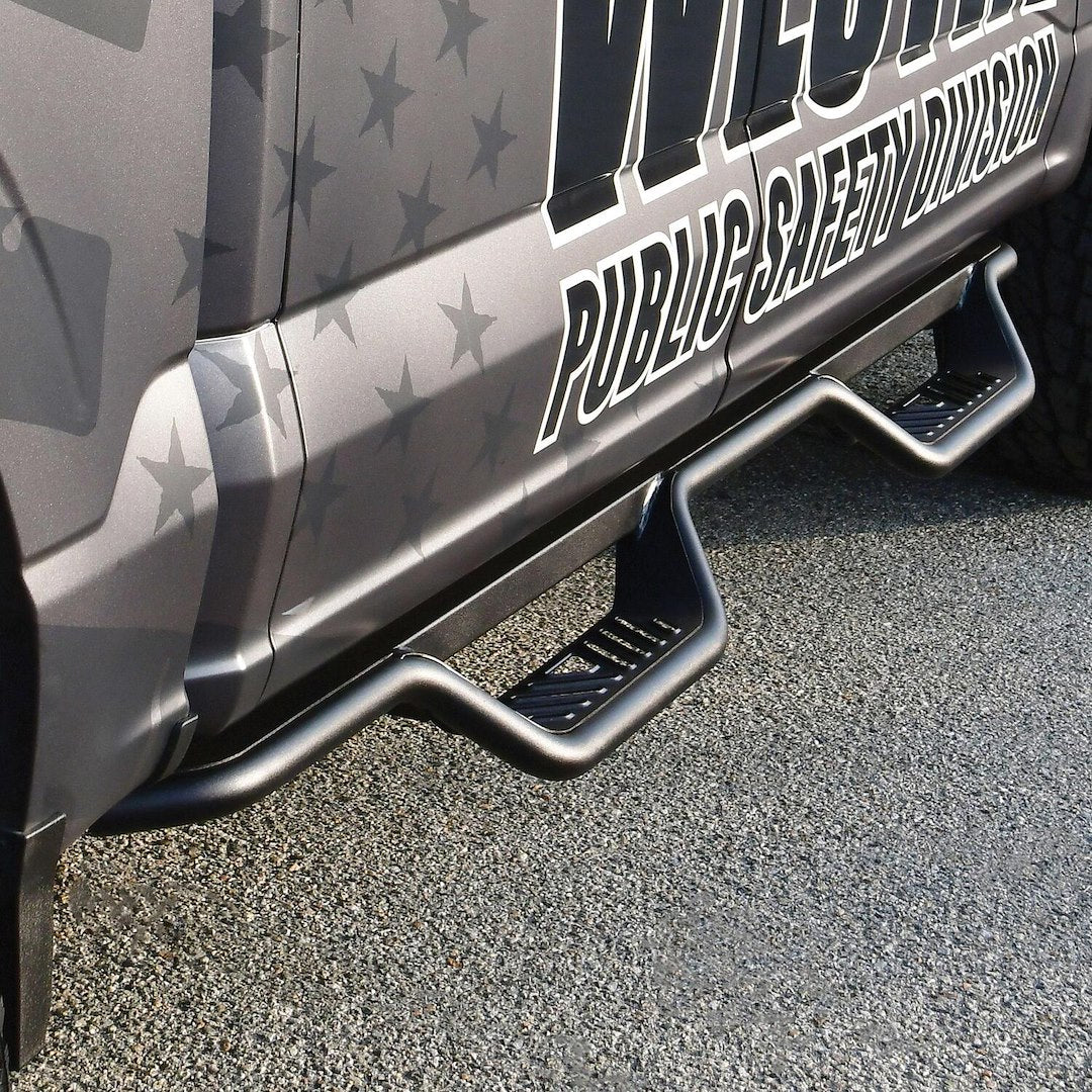 Product of Westin Automotive 20-13945 Outlaw Nerf Bar With Drop Down Steps 