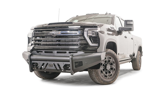 Product of Fab Fours CH24-Q6161-1 Black Steel Elite Steel Matte Powder Coated Bumper 