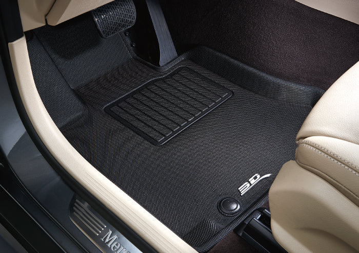 Product of 3D Mats KAGU L1FR12301509 Black Thermoplastic Rubber Of Carbon Fiber Texture Floor Liner 