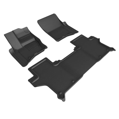 Product of 3D Mats KAGU L1LR03101509 Black Thermoplastic Rubber Of Carbon Fiber Texture Floor Liner 