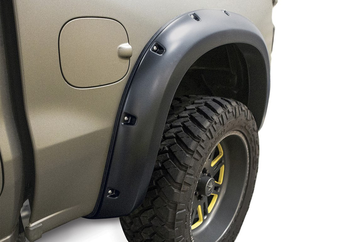 Product of Lund International RX130SB Pocket Style/ Exposed Fasteners Black Fender Flare - Set Of 2 
