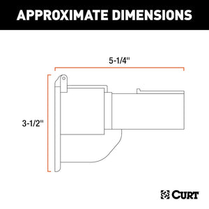 Curt 57727 Trailer Wiring Connector Adapter||57727_3008x1990_Ca.Jpg||90||c9357727||901723