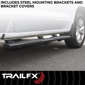 Product of TrailFX AL4007B TrailFX A4 Series Nerf Bar With Surface Steps 