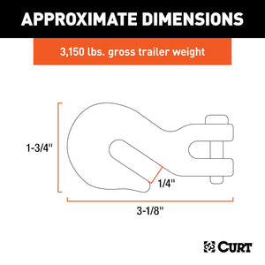 Curt 81502 Trailer Safety Chain Hook||81502_3008x1990_Ca.Jpg||86||c9381502||1790739