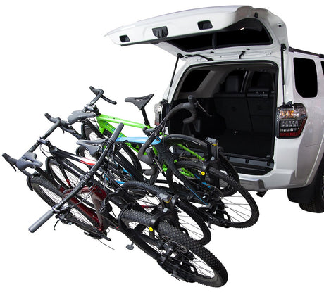 Product of Saris 4026F 4 Bikes Bike Tire Clamp Bike Rack - Receiver Hitch Mount Yes 