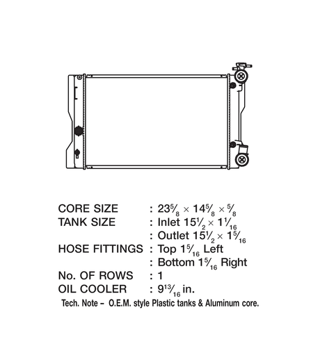 Csf 3445 Radiator||||86||csf3445||2012034