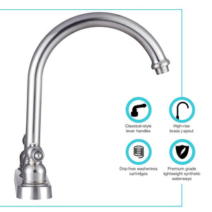 Dura Faucet Df-Pk340l-Sn Faucet||df-Pk340l-Sn.Jpg||89||d6udfpk340lsn||1048134