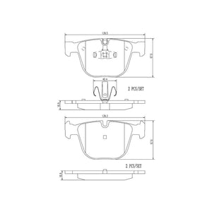 Brembo P06053n Brake Pad||||89||brmp06053n||2008898