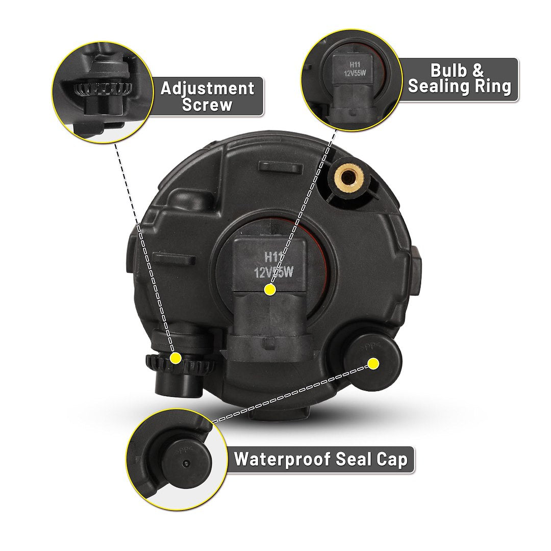 Product of Winjet CFWJ-0381-C Driving/ Fog Light 